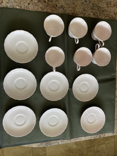 Royal tuscan cups and saucers - royal,