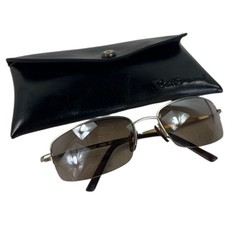 Ben Sherman 0004 Men's Brown Brass Metal Glass Sunglasses Square Used