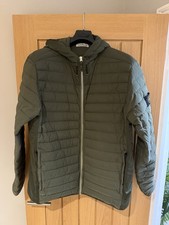 STONE ISLAND LOOM WOVEN DOWN CHAMBERS STRETCH NYLON-TC Green Jacket XXL RRP £740