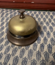 Antique Brass Counter Bell