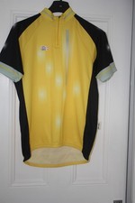 Santini cycle jersey yellow 