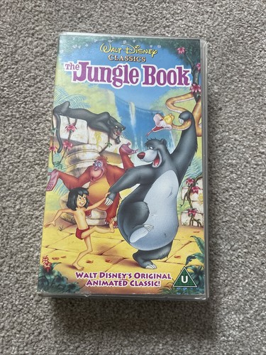 The jungle book vhs video - book,