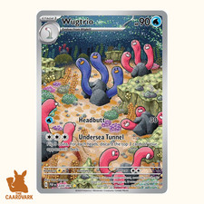 Wugtrio 224 091 paldean fates - paldean, fates-