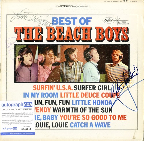 The beach boys best signed - beach,