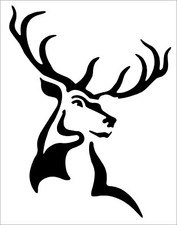 Stag Vinyl Sticker Motorhome Camper Van Caravan Decal Graphic Car Lorry Bonnet