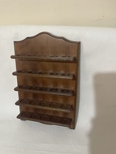 Thimble Display Stand Wooden Solid Well Made Brown