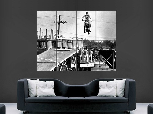 Evel knievel motocycle jump - knievel,