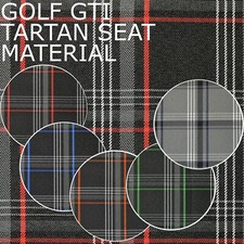 VW Golf GTi Tartan Upholstery