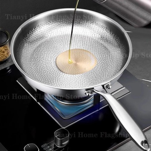 Pure titanium frying pan - frying,