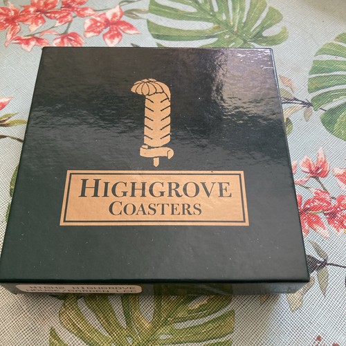 Highgrove wood coasters - wood,