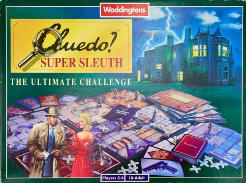 Waddingtons cluedo super - cluedo,