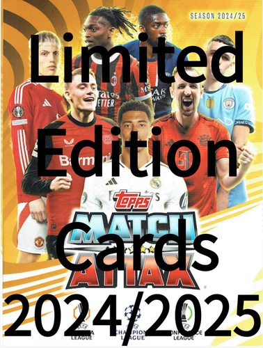 Limited edition match attax - match,