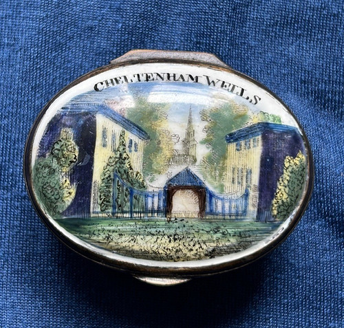 Antique 18th bilston enamel - ,