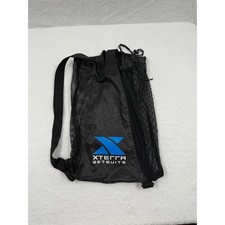 Xterra Wetsuits Black And Blue Drawstring Closure Mesh Sides Adjustable Bag