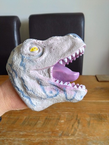 Dinosaur hand puppet - hand,