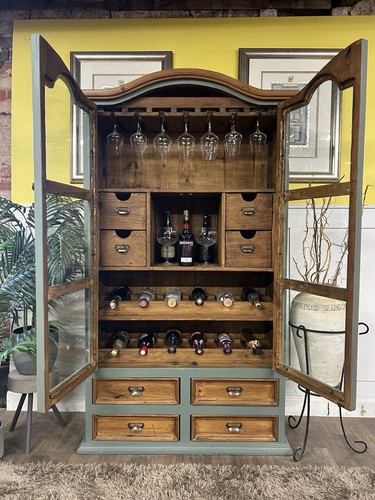 Rustic glazed drinks - glazed, cabinet/