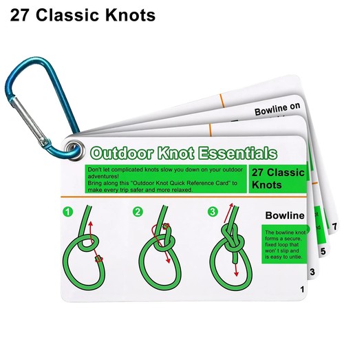 Rock climbing knot cards - climbing, 27