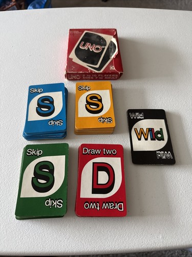 Vintage 1979 uno card game - vintage,
