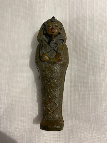 Egyptian sarcophagus figure - egyptian,