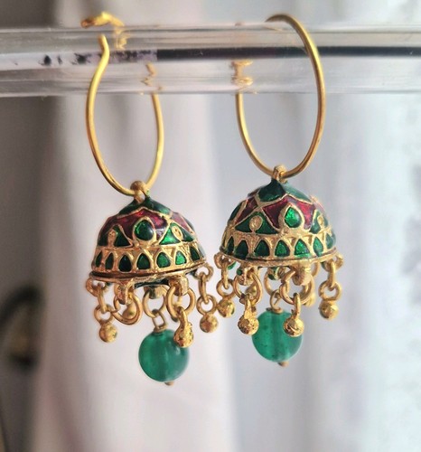 Pairs jhumka earrings - jhumka, gold