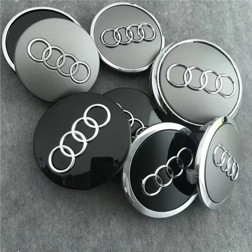 Audi alloy wheel centre caps - alloy,