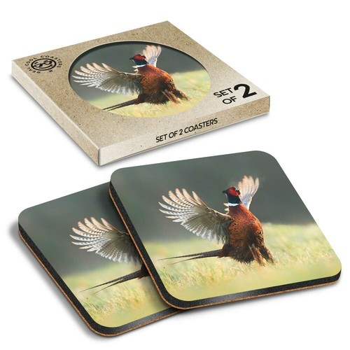 Boxed square coasters - square,