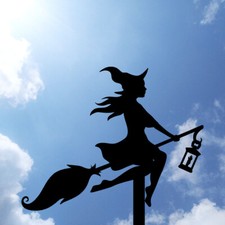Witch on a broomstick Metal
