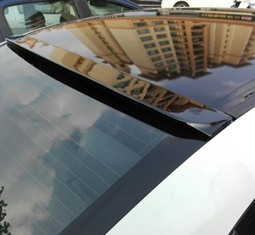 Rear roof spoiler wing - roof, black