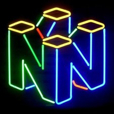 Nintendo 64 Video Game 24"x20" Neon Light Sign Lamp Bar Wall Decor Glass Artwork
