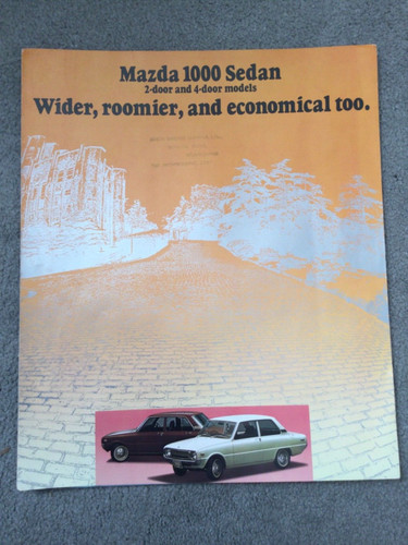 Mazda 1000 sedan 4 dr - mazda,