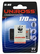 UNIROSS 9V R22 Size Ni-MH