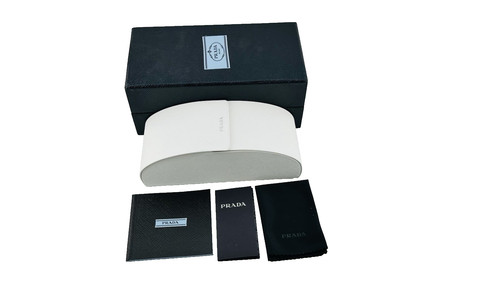 Prada white hard sunglasses - prada,
