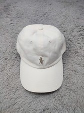 ?Ralph Lauren Cotton Chino Baseball Cap Beige One Size New no tags Fast ?✅
