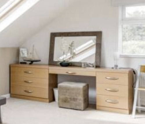 Wood dressing table with - wood,