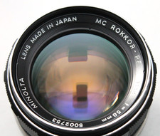 MINOLTA MC ROKKOR PF 58MM F1.4