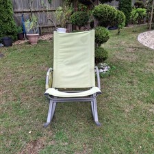 USED  Outdoor Garden Roking Chair - Pale Green