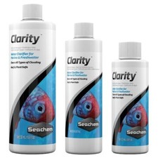 Seachem Clarity Aquarium Water Clarifier Cloudy Flocculant Particles