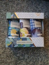 Heathcote & Ivory Cloud Hand Cream Trio  Jasmine, Lily And Violet Brand New