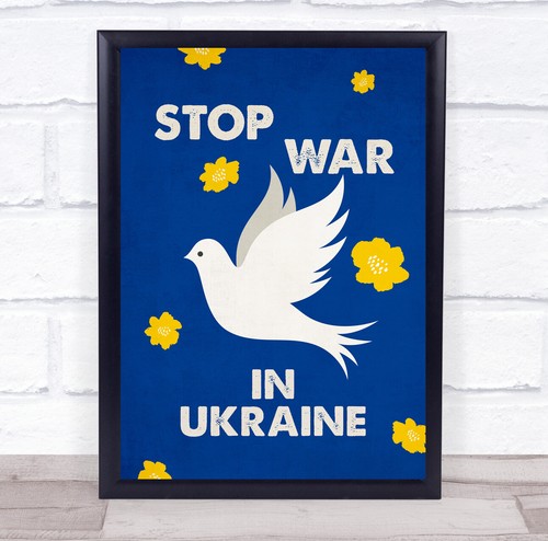 Stop war ukraine dove - stop, in