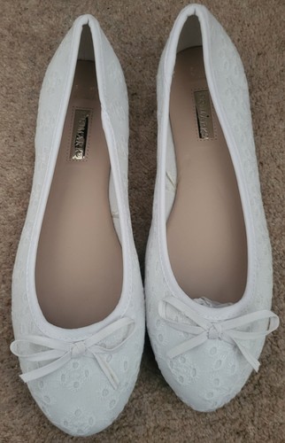 Primark white lace ballet - lace,