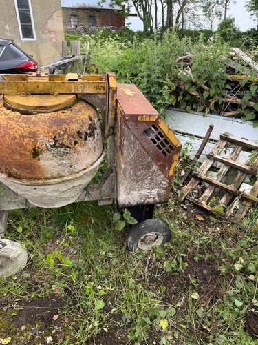 Lister diesel cement mixer - lister,