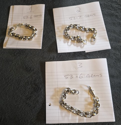 9ct gold belcher bracelet - 9ct,
