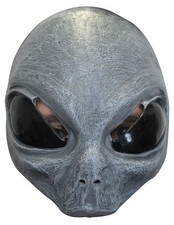 FACE MASK HALF FACE ALIEN GREY