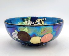 Carlton Ware 'ORCHARD' Pattern Lustre Bowl c1930s.