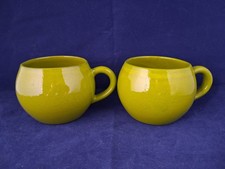Habitat Pinya 2 X Green Mugs