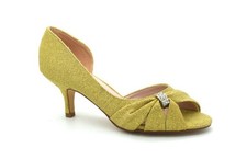 Womens Ladies Bow Buckle Low