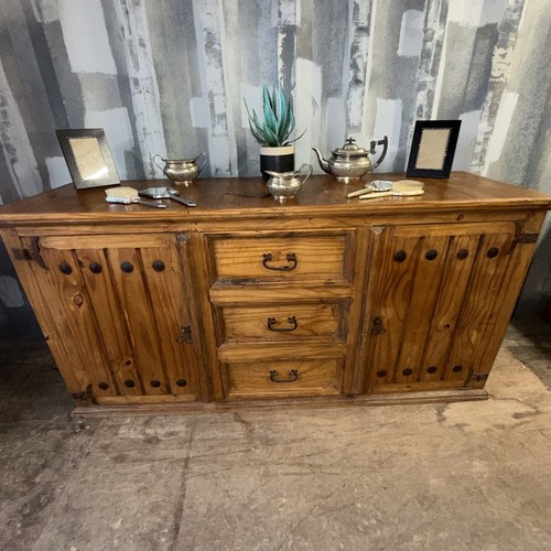 Vintage pine sideboard - sideboard, with