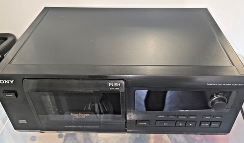 Sony cdp cx571 megastorage - sony,
