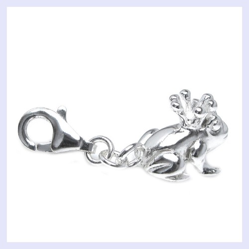925 sterling silver frog - sterling,