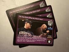 Stone Cold Do You Know What My Watch Says - WWF/WWE Raw Deal CCG Summerslam RARE